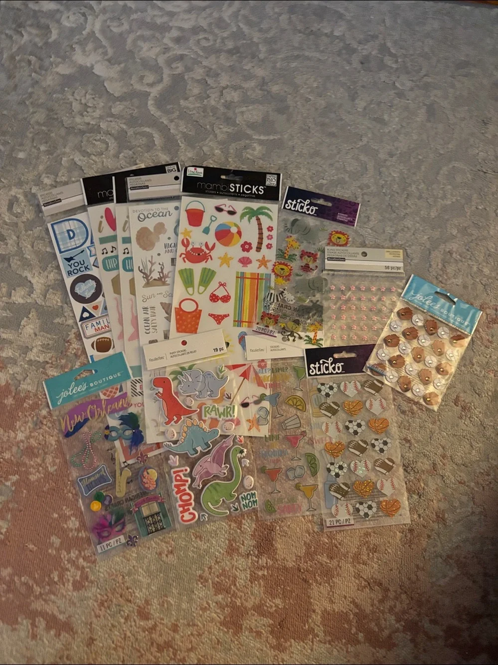 Variety Scrapbook Sticker Set